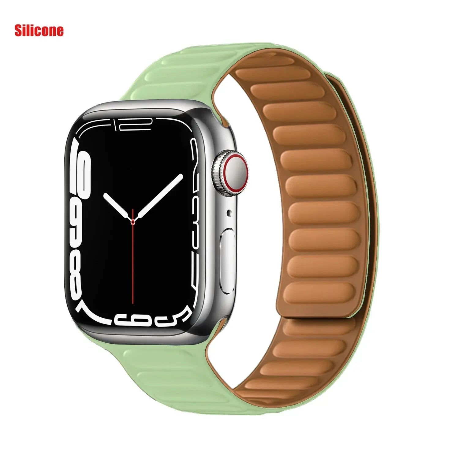 Luxe Leather Loop & Silicone Magnetic Bands for Apple Watch Series 9 & Ultra 2 - Pinnacle Luxuries