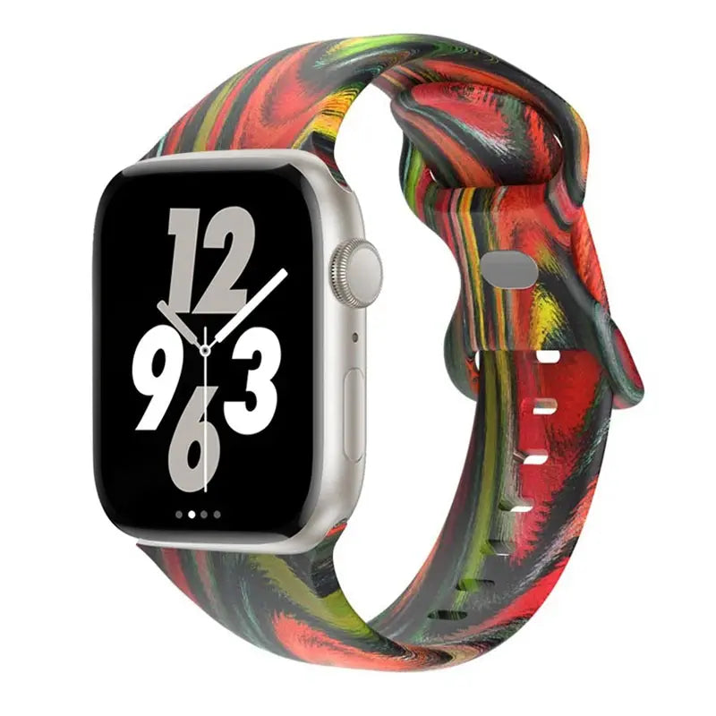 FlexPrint Silicone Style Band for Apple Watch - Pinnacle Luxuries