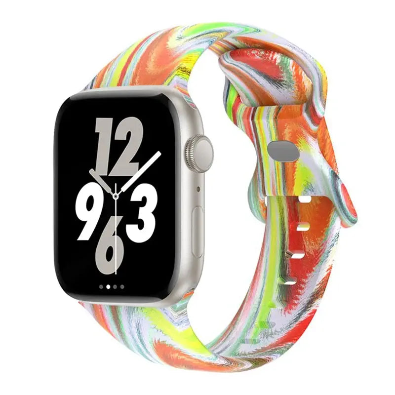 FlexPrint Silicone Style Band for Apple Watch - Pinnacle Luxuries