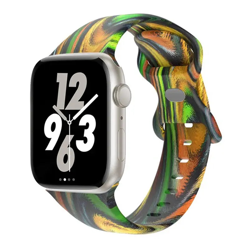 FlexPrint Silicone Style Band for Apple Watch - Pinnacle Luxuries