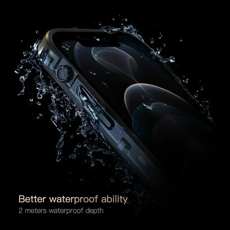 UltraShield IP68 Waterproof Shockproof Case for iPhone 16 – Maximum Protection for Your Device (Available for iPhone 12-15)