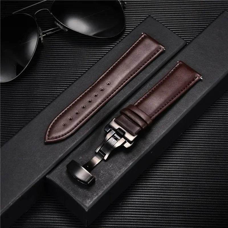 LuxeLeather Genuine Calfskin Watchband - Pinnacle Luxuries