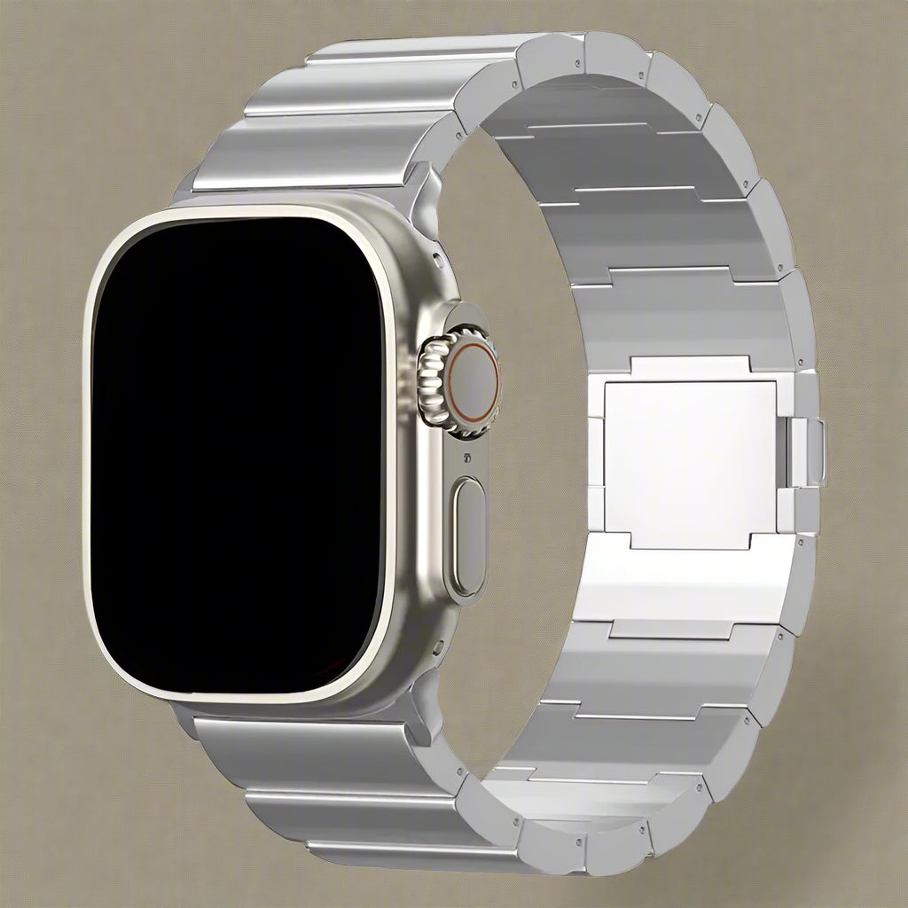 Titanium Strap for Apple Watch Ultra 2 1 49mm 45mm 44mm 38mm 40 41mm Magnetic Buckle Series 9 8 7 6 SE 5 4 3 2 Correa Bracelet Pinnacle Luxuries