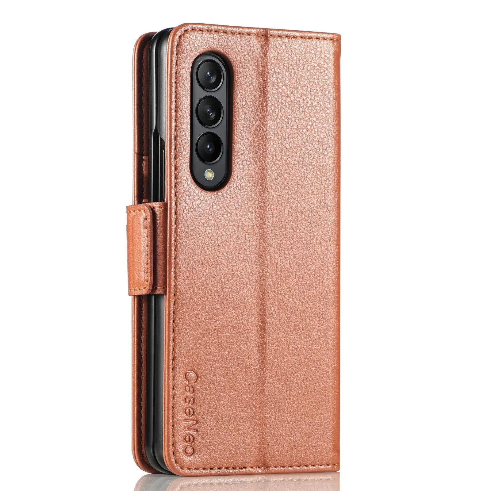 Premium Patterned Leather Case For Samsung Galaxy Z Fold 4 Fold 3 - Pinnacle Luxuries