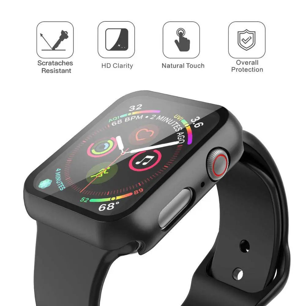 Custom Special Tempered Glass Watch Case For Apple Watch Series 1/2/3/4/5/6 - Pinnacle Luxuries