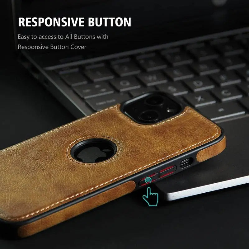 Pinnacle Custom Leather Case For Apple iPhone - Pinnacle Luxuries